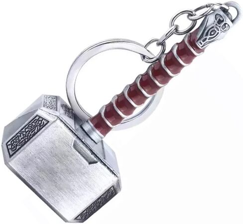 Bottle Opener Thor Bottle Opener Shape Beer Opener Funny Thor of Hammer Mjolnir Keychain Opener Thor Hammer Lovers Gift Party Pub Bar Gifts Wine Corkscrew Beverage Wrench (Silver) in Saudi Arabia
