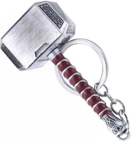Bottle Opener Thor Bottle Opener Shape Beer Opener Funny Thor of Hammer Mjolnir Keychain Opener Thor Hammer Lovers Gift Party Pub Bar Gifts Wine Corkscrew Beverage Wrench (Silver) in Saudi Arabia