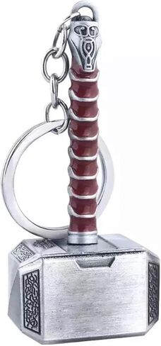 Bottle Opener Thor Bottle Opener Shape Beer Opener Funny Thor of Hammer Mjolnir Keychain Opener Thor Hammer Lovers Gift Party Pub Bar Gifts Wine Corkscrew Beverage Wrench (Silver) in Saudi Arabia