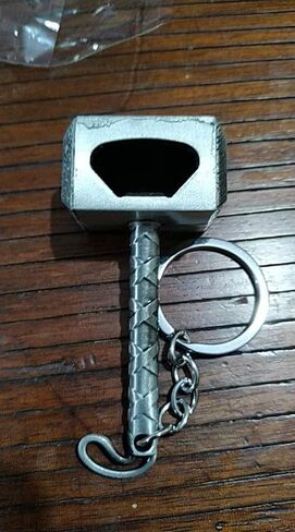Bottle Opener Thor Bottle Opener Shape Beer Opener Funny Thor of Hammer Mjolnir Keychain Opener Thor Hammer Lovers Gift Party Pub Bar Gifts Wine Corkscrew Beverage Wrench (Silver) in Saudi Arabia