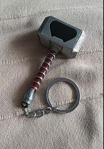 Bottle Opener Thor Bottle Opener Shape Beer Opener Funny Thor of Hammer Mjolnir Keychain Opener Thor Hammer Lovers Gift Party Pub Bar Gifts Wine Corkscrew Beverage Wrench (Silver) in Saudi Arabia