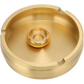 Brass Ashtrays for Cigarettes Copper Cigar Ashtrays Rust Proof Anti Corrosion Portable Decorative Simple Modern Stylish Ashtray,for Home Office Bar Cafe Hotel