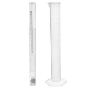 HEMOTON Triple Scale Hydrometer Plastic Test Jar Specific Gravity Hydrometer for Wine, Beer, Including 100ml Plastic Cylinder