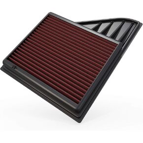 K&N Engine Air Filter: Increase Power & Acceleration, Washable, Premium, Replacement Car Air Filter: Compatible with 2010-2014 Ford Mustang, Mustang GT, Mustang Boss 302, 33-2431