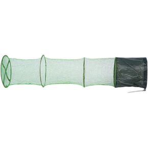 Collapsible Fishing Net Landing Guard: Portable Foldable Fish Crab Shrimp Net Bag for Fishermen Fishing Lovers 150x25cm