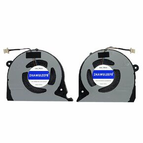 Replacement New CPU+GPU Cooling Fan for Dell Inspiron 15 7577 7588 P71F P72F G7-7588 G7-7577 Series, DFS2000054H0T FK0D CFM DFS541105FC0T FK0F NS85B00-17E07 NS85B00-17E06 DC5V 0.5