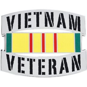 Vietnam Veteran Officially Licensed Car Emblem