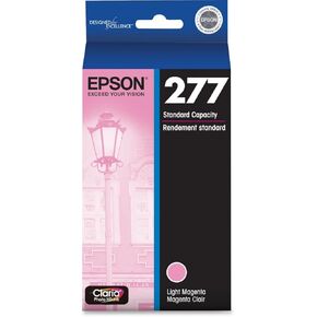 Epson 277 Claria Photo HD Ink Standard Capacity Light Magenta Cartridge (T277620) Works with Expression Photo XP-850, XP-860, XP-950, XP-960, XP-970