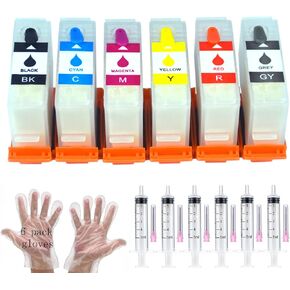 312XL Sublimation Ink Cartridges No Chip Refillable Ink Cartridge for XP-15000 XP-15010 XP-15080 Remanufactured Ink Cartridges Without Chip & Ink for XP15000 Printer