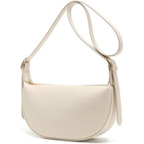Barsine Small Cross Body Purse Vegan Leather Women's Crossbody Handbags Crescent Shoulder Bag