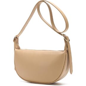 Barsine Small Cross Body Purse Vegan Leather Women's Crossbody Handbags Crescent Shoulder Bag