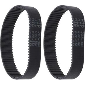 2X HTD 225-3M-17 Rubber Timing Belts 75 Teeth Closed Loop Toothed Drive Belt Compatible with Parkside PEBS 900 Bosch PBS75A-GBS75A-GBS75AE SILVERCREST
