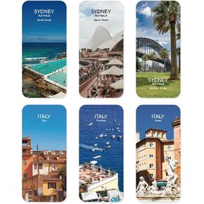 Monolike Art Collection Gogh Monet Hard Bookmark 6P Set - Acryilc Bookmarks, Bookclips, Design Bookmarks