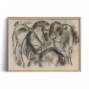Abstract Women Lady Drawing Etching Rustic Gray Picture - Girl Portrait Print Poster - Vintage Farmhouse Engrave Line Wall Art - Grey Neutral Sketch - Minimalist Mid Century French Country Room Decor
