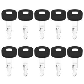 10PCS 459A Ignition Starter Keys 459A RC411-53933 RC461-53930 Compatible with Kubota Mini Excavator Backhoe Skid Steer Track Loader Construction Machines Keys