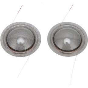 ASHATA 2Pcs Tweeter Voice Coil, 25 Core 44mm Transparent Dome Tweeter Film Replacement DIY Repair Part for Speaker