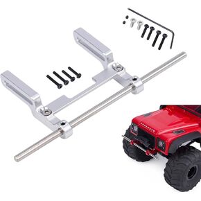 AMK TRX4M Bumper, TRX4M Front Bumper with Mounting Tools, Adjustable Bumper Mount Bracket for 1/18 Scale RC Crawler Car TRX4M Defender/Ford Bronco Upgrades, Red in Saudi Arabia