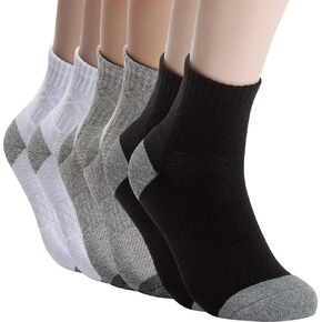 Pro Mountain Quarter Ankle Compression Athletic Cotton Mesh Hiking Socks Without Logo