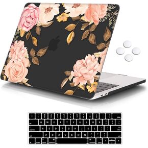 iCasso Compatible with MacBook Pro 13 inch Case 2022 2021 2016-2020 Release A2338 M2/M1/A2159/A1989/A1706/A1708, Hard Shell Case with 5 Rows Keyboard Cover&Screen Film for MacBook Pro 13" (Purple)