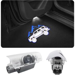 2 PCS Non-Fading LED Car Door Lights Logo Compatible for 4Runner 2010-present HD Ghost Shadow Lights Courtesy Projector Laser Welcome Light Puddle Lamp Car Accessories