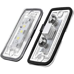 NP Car Lights 2pcs LED License Plate Light 6000K Super Bright Number Plate Lamp For M-ercedes B-enz C W203 CLK W209 SL R230 Led Light