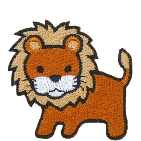 Cute Little Lion Love Sweet Embroidered Iron On Patch Backpack Jean Jacket Wildlife Animal Backpack Camping Nature DIY