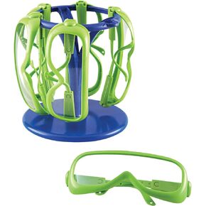 Learning Resources Science Safety Glasses with Stand, Preschool Science, Set of 6, Ages 3+