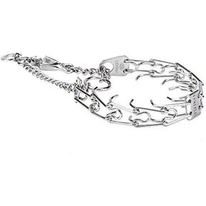 Herm Sprenger Chrome Plated Ultra Plus Prong Collar for German Shepherd with Swivel and Quick Release Snap Hook - 3.2 mm x 23 inches