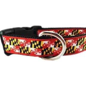 Caninedesign, Maryland Dog Collar, 1 inch, Nylon, Side Release Buckle, Adjustable, Medium 13-19 inches