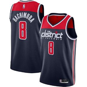 Outerstuff Rui Hachimura Washington Wizards #8 Navy Red Youth 8-20 Statement Edition Swingman Jersey (10-12)