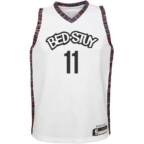 NBA Kids 4-7 Official Name and Number Replica Home Alternate Road Player Jersey (4, Kyrie Irving Brooklyn Nets City Edition)