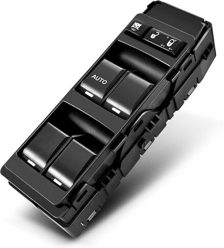 YHTAUTO Master Power Window Switch جانب السائق لاستبدال جيب كومباس، باتريوت، كرايسلر 200، سيبرينغ، دودج أفينجر، رام داكوتا، ميتسوبيشي، 7+6 دبابيس، مفتاح تحكم تلقائي لأعلى وأسفل النافذة in Saudi Arabia