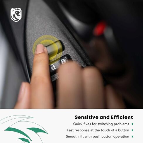 YHTAUTO Master Power Window Switch جانب السائق لاستبدال جيب كومباس، باتريوت، كرايسلر 200، سيبرينغ، دودج أفينجر، رام داكوتا، ميتسوبيشي، 7+6 دبابيس، مفتاح تحكم تلقائي لأعلى وأسفل النافذة in Saudi Arabia