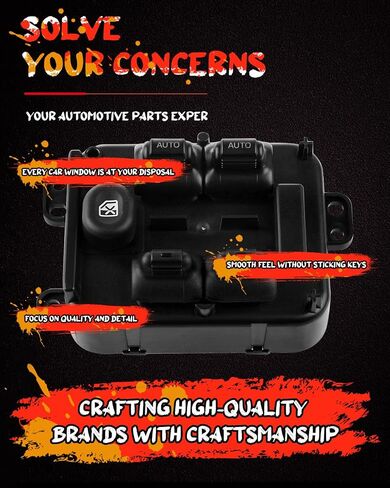 Power Window Switch Master Control Switch Front Left Replacement fits for JEEP Liberty 2005-2007 56054002AA 901-467 in Saudi Arabia