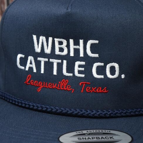 WHISKEY BENT HAT CO. Cattleman Rope Hat WBHC Cattle Co. Leagueville Texas Adjustable Snapback Hat in Saudi Arabia