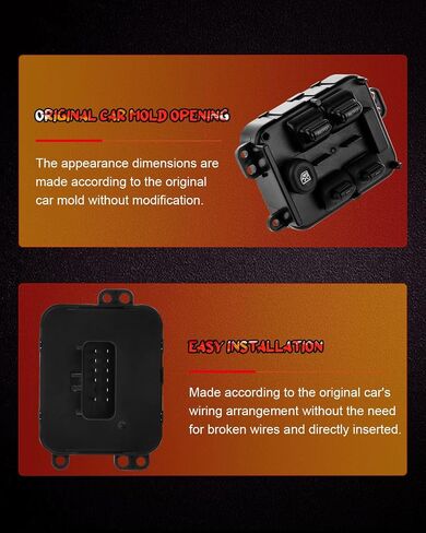 Power Window Switch Master Control Switch Front Left Replacement fits for JEEP Liberty 2005-2007 56054002AA 901-467 in Saudi Arabia