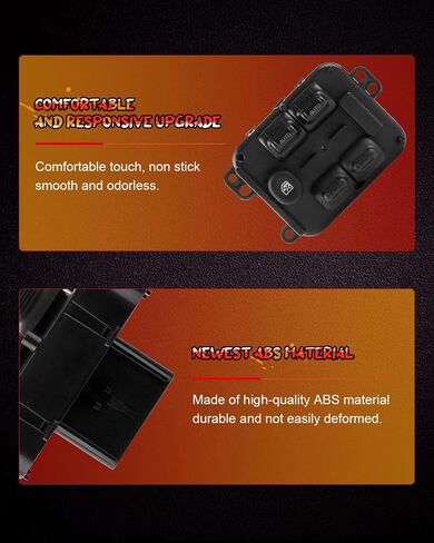 Power Window Switch Master Control Switch Front Left Replacement fits for JEEP Liberty 2005-2007 56054002AA 901-467 in Saudi Arabia