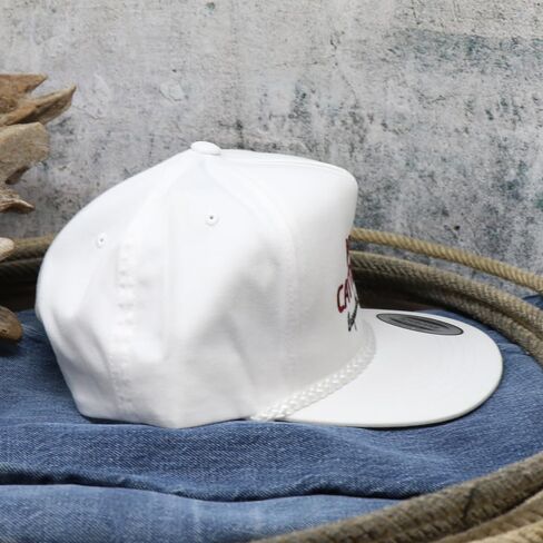 WHISKEY BENT HAT CO. Cattleman Rope Hat WBHC Cattle Co. Leagueville Texas Adjustable Snapback Hat in Saudi Arabia