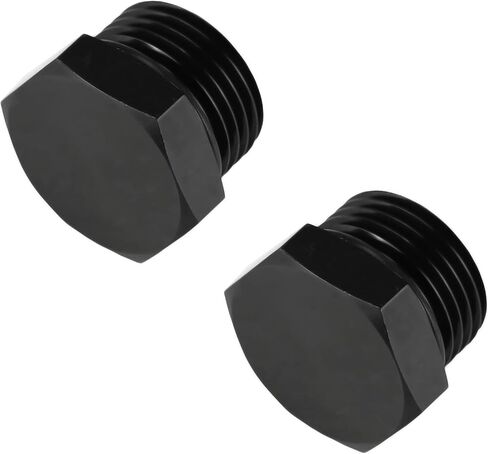 Ucreative 6AN Block Off Cap Male Adapter Fitting Plug Aluminium Alloy 2Pcs in Saudi Arabia