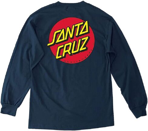 SANTA CRUZ Mens L/S T-Shirt Classic Dot L/S Skate T-Shirt in Saudi Arabia