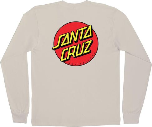 SANTA CRUZ Mens L/S T-Shirt Classic Dot L/S Skate T-Shirt in Saudi Arabia