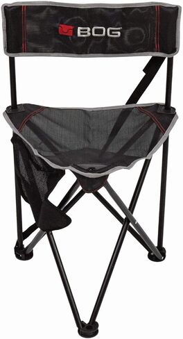BOG Low Profile Turkey Ground Blind Chair with Rugged Construction, Aluminum Frame, Extended Seat Area, Quiet Setup, Breathable Textilene Fabric, and Carry Bag for Hunting, Shooting, and Outdoors in Kuwait