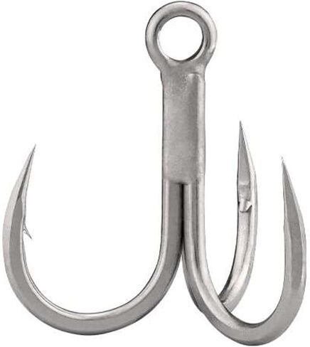 BKK Raptor-X Treble Hook 3X | Saltwater Corrosion Resistant Bright Tin Coating | Hand Ground Point | Heavy Duty Lure Hook, Popping, Stickbaits in Saudi Arabia