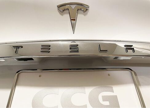 غلاف مزخرف لباب صندوق الأمتعة لسيارة Tesla Model S (من 3/2023 إلى الحالي)، غلاف قياسي، طقم مكون من قطعتين (أحمر لامع) in Kuwait