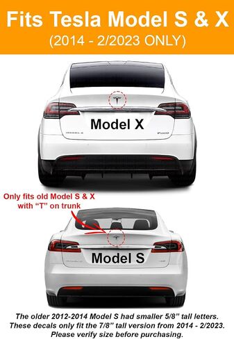 غلاف مزخرف لباب صندوق الأمتعة لسيارة Tesla Model S (من 3/2023 إلى الحالي)، غلاف قياسي، طقم مكون من قطعتين (أحمر لامع) in Kuwait