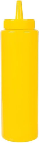 OCS Parts 8 Ounce Clear Squeeze Bottle | Easy to Squeeze Dishwasher Safe Condiment Bottles in Saudi Arabia