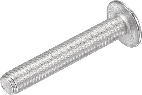 مسامير غطاء مقبس رأس ذات حواف من uxcell، برغي محرك مقبس سداسي M8x60mm، 304 مسامير تثبيت من الفولاذ المقاوم للصدأ، برغي آلة ملولب بالكامل 10 قطع in Kuwait
