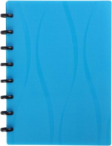 Eagle Discbound A5 Notebook, Customizable Refillable Loose Leaf Planner, Junior Size, Poly Cover, 60 Sheets Ruled/Lined Pages (Black) in Saudi Arabia
