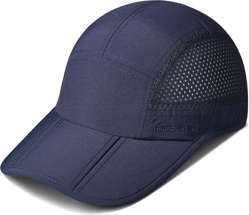 GADIEMKENSD Mens Folding Outdoor Hat Long Brim UPF 50+ Sun Protection in Kuwait