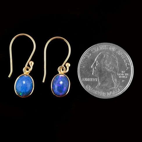Natural Real Ultra Fire Ethiopian Opal Stone Dangle Drop Earrings for Women, October Birthstone, Bridal Handmade Wedding Jewelry Gift for Brides, 925 Sterling Silver Earrings for Gifts in Saudi Arabia